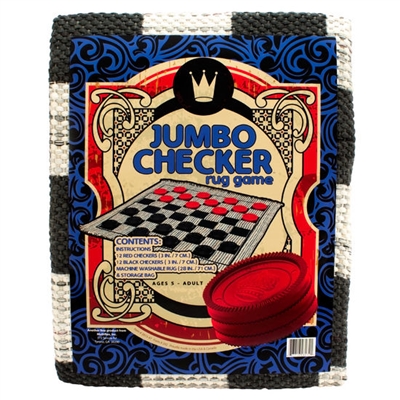 Checkers Rug Game Jumbo Checker Rug Game